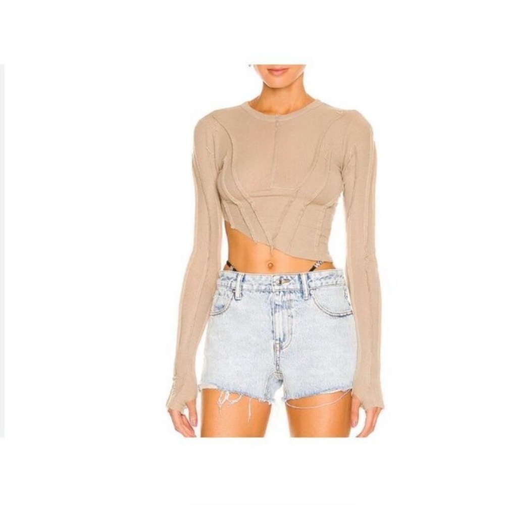 Sami Miro Vintage Asymmetrical Top, Sz XL, NWT